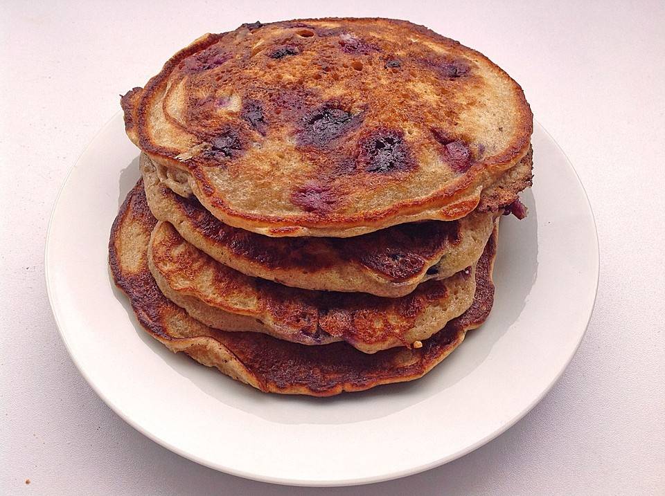 Heidelbeer-Pancakes