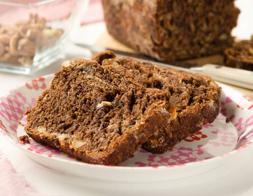 Kakao-Mandel-Brot Rezept - ichkoche.de