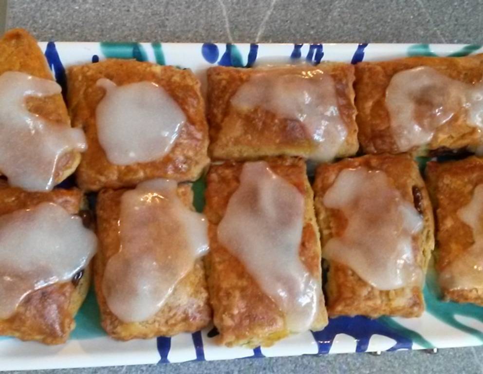 Polsterzipf mit Schokolade Polsterzipf mit Schokolade