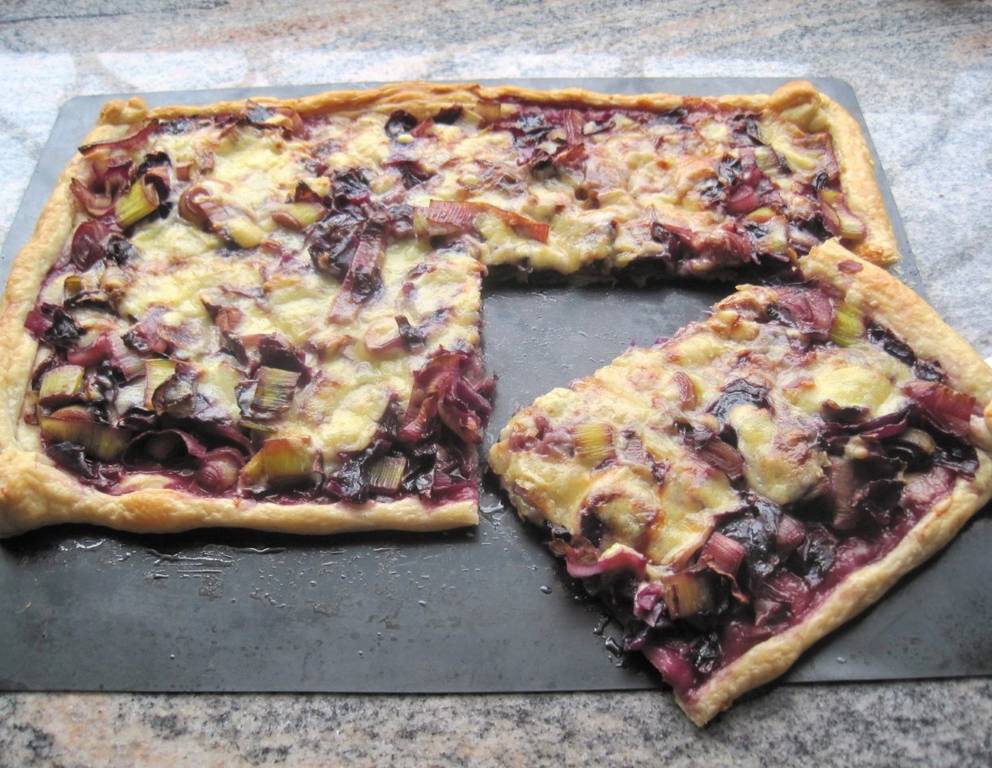 Rotkraut-Lauch-Fleck Rotkraut-Lauch-Fleck