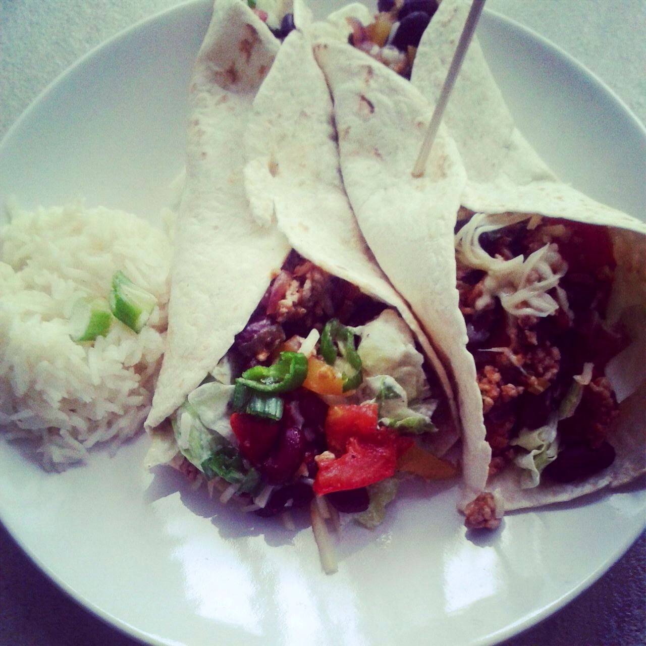 Feurige Mexican-Tortillas