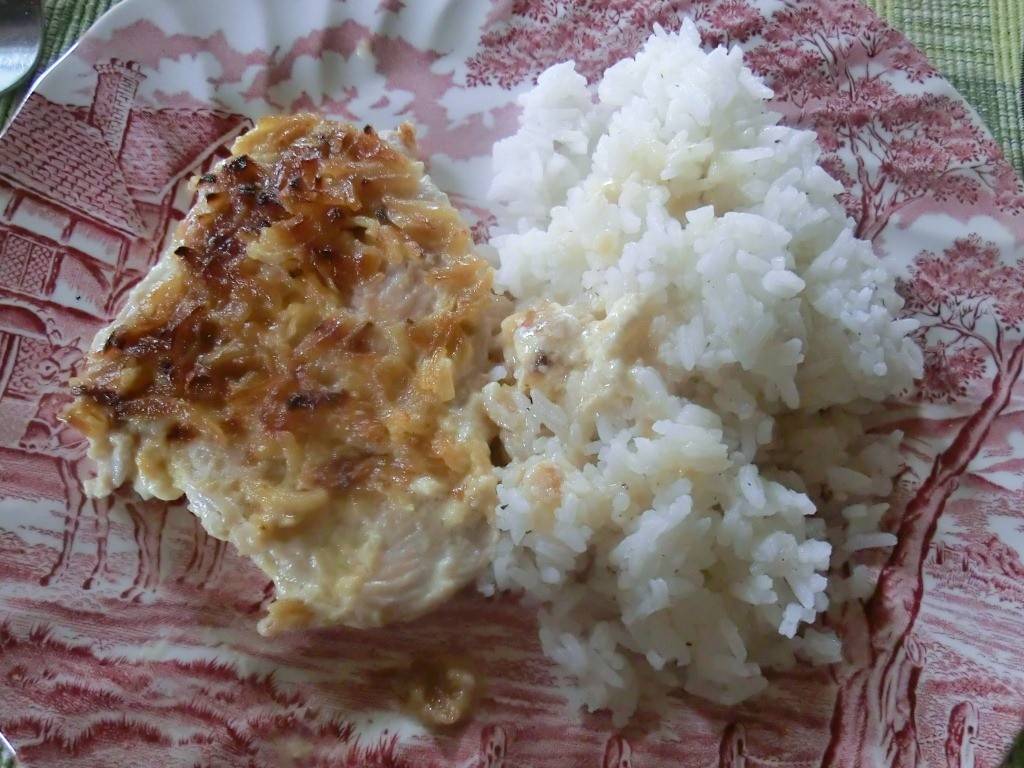Überbackenes Putenfleisch