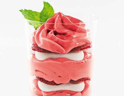 Erdbeermousse