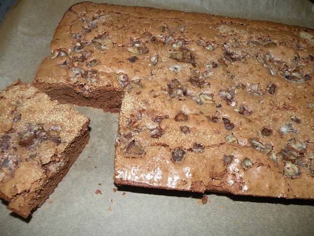 Schoko-Maroni-Blechkuchen