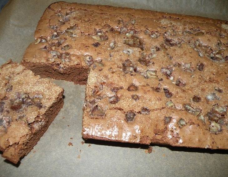 Schoko-Maroni-Blechkuchen Schoko-Maroni-Blechkuchen