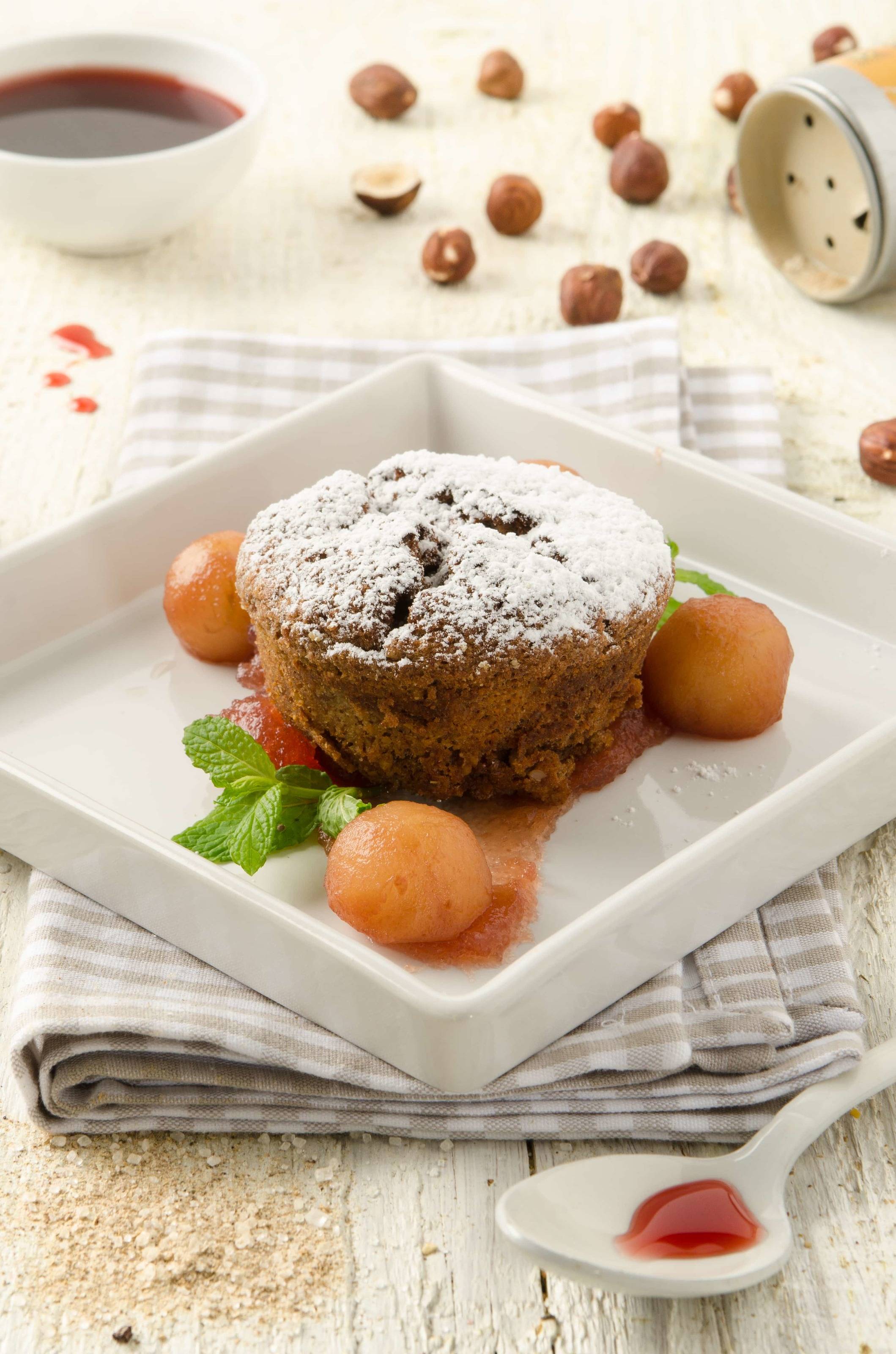 Nussauflauf mit Gewürzäpfeln Rezept
