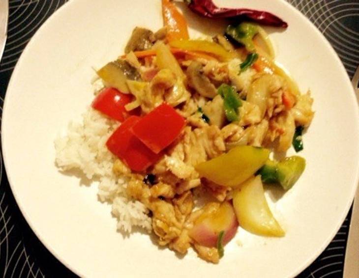 Hühnercurry auf meine Art Hühnercurry auf meine Art