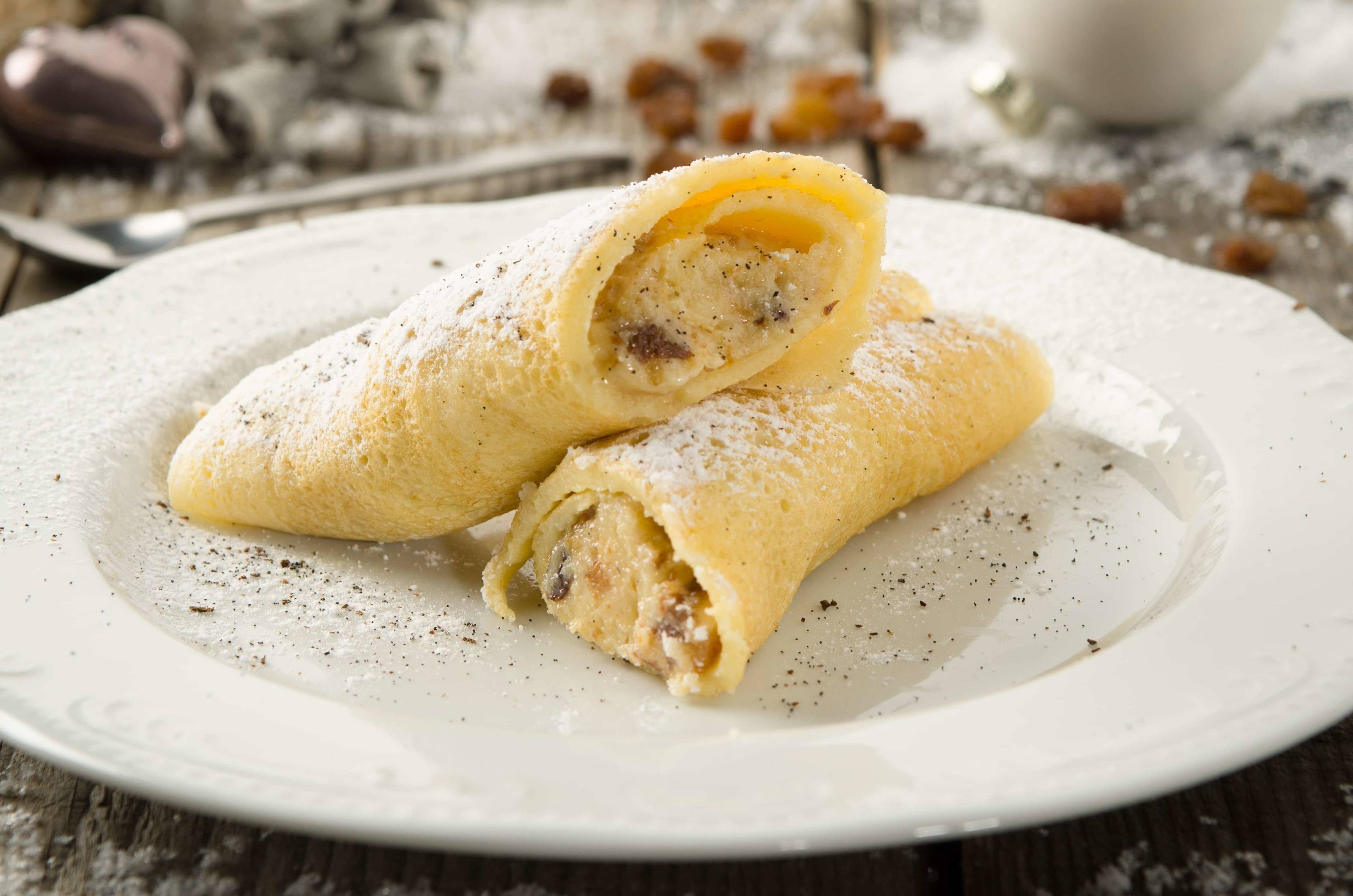 Palatschinken mit Weihnachtsstollen-Buttercreme Rezept