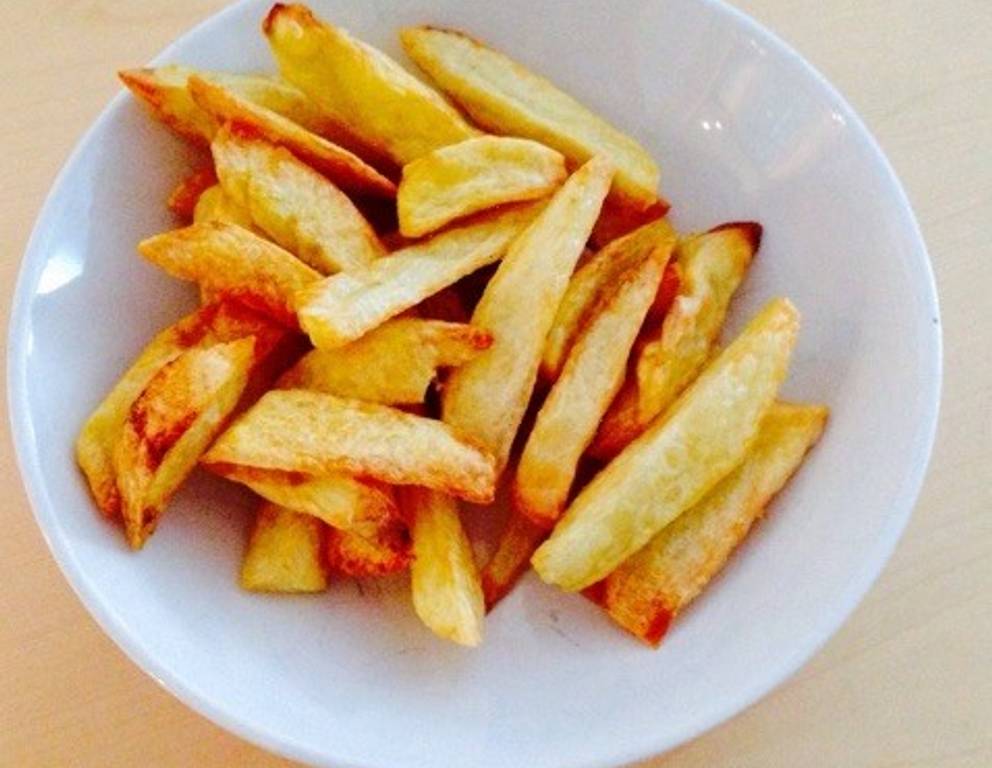 Selbstgemachte Ofenpommes Selbstgemachte Ofenpommes