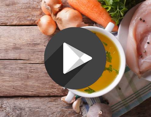 Wie stellt man Hühnersuppe her?