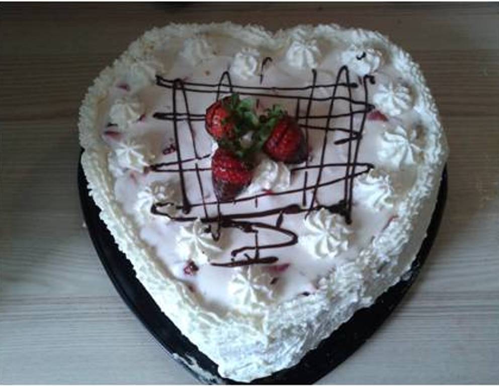 Erdbeer-Joghurt-Herz Erdbeer-Joghurt-Herz