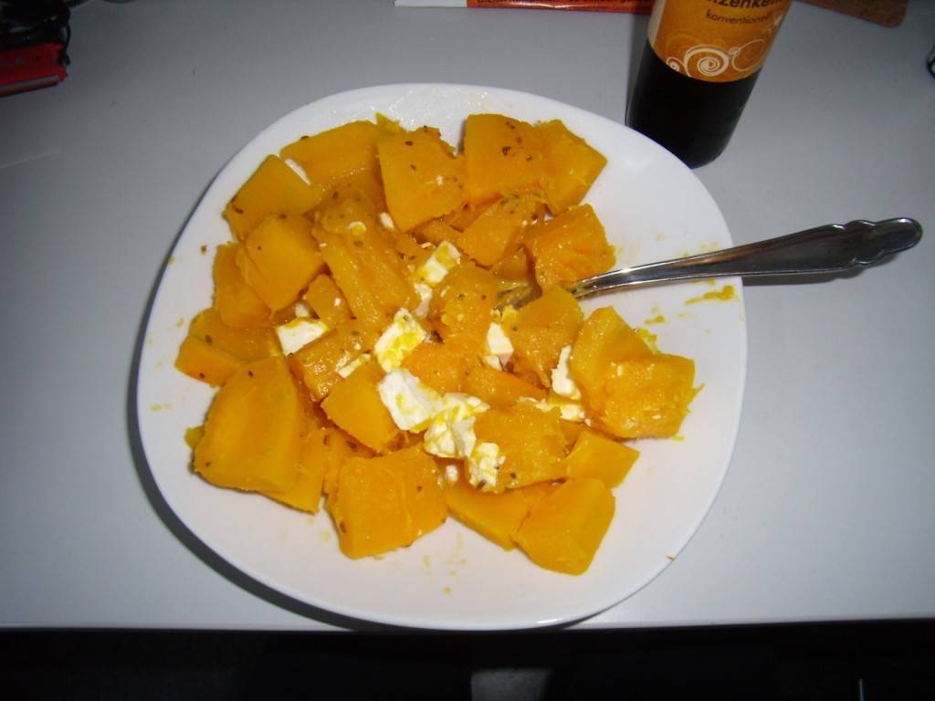 Kürbisgemüse mit Feta Rezept - ichkoche.ch Kürbisgemüse mit Feta Rezept - ichkoche.ch