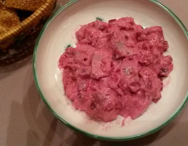 Heringsalat mit Rote Rüben