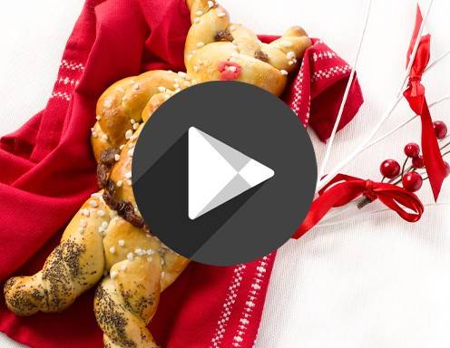 Krampus aus Germteig
