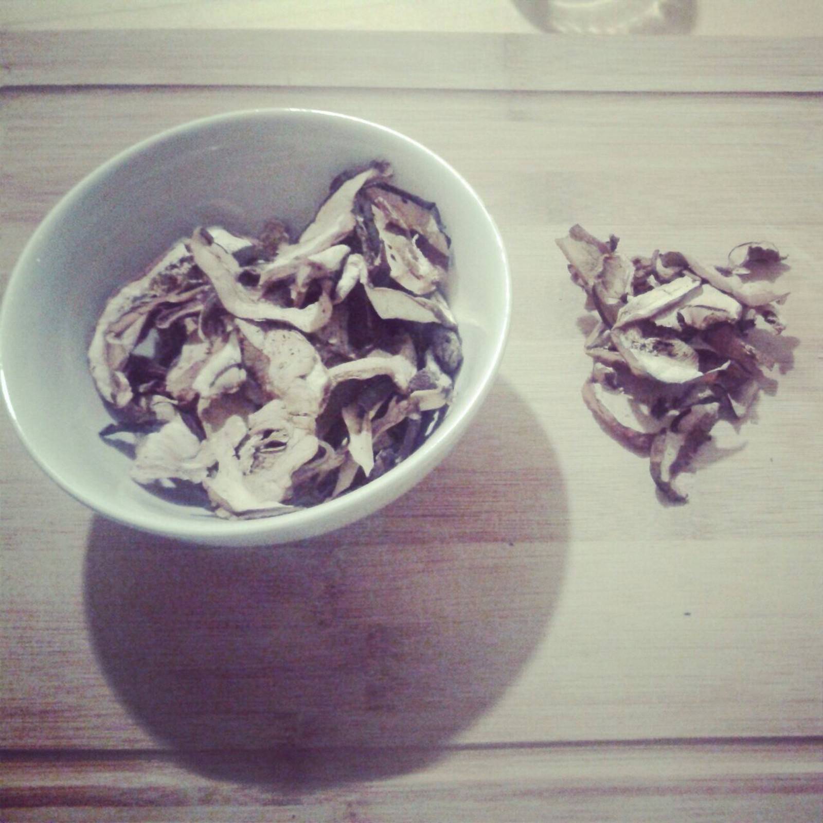 Getrocknete Steinpilze aus dem Backrohr