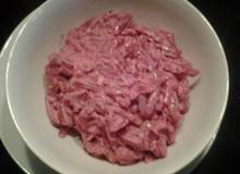 Rote-Rübe Salat mit  Sauerrahm Rote-Rübe Salat mit  Sauerrahm