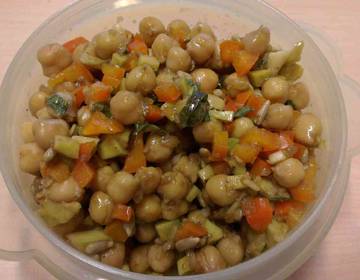 Kichererbsen-Avocado-Salat Kichererbsen-Avocado-Salat