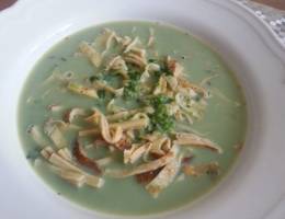 Petersilien-Schaum-Suppe