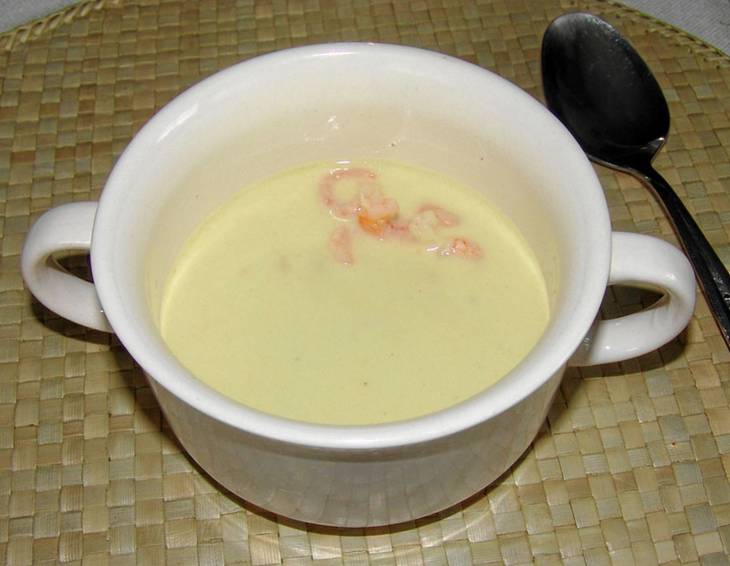 Kokossuppe mit Crevetten Kokossuppe mit Crevetten