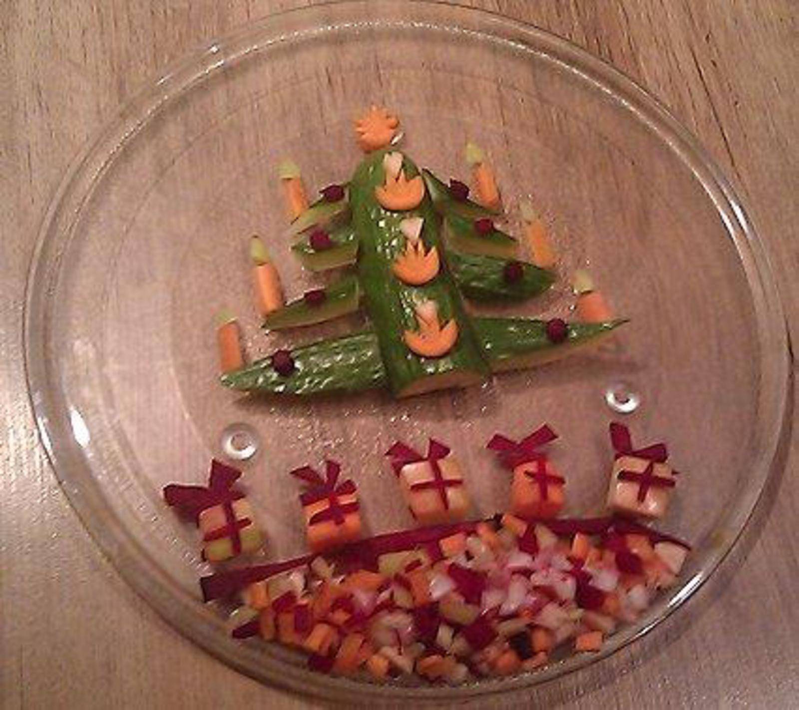 Weihnachtssalat vegan