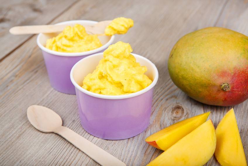 Mango-Sorbet Rezept
