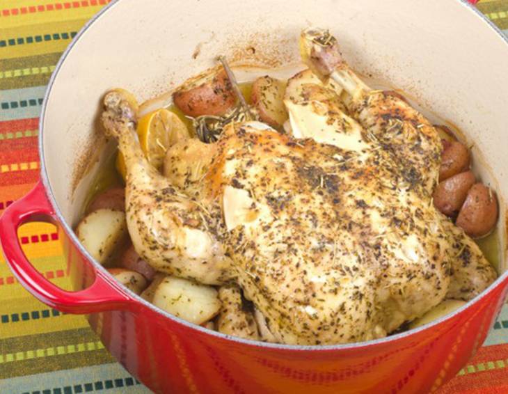 Wintergrillen - Brathendl aus dem Dutch-Oven Wintergrillen - Brathendl aus dem Dutch-Oven