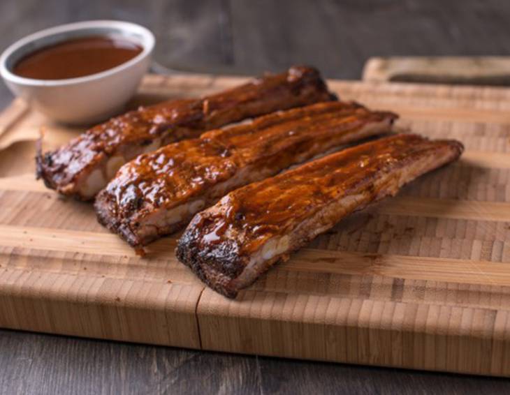 Wintergrillen - Spareribs in BBQ-Marinade