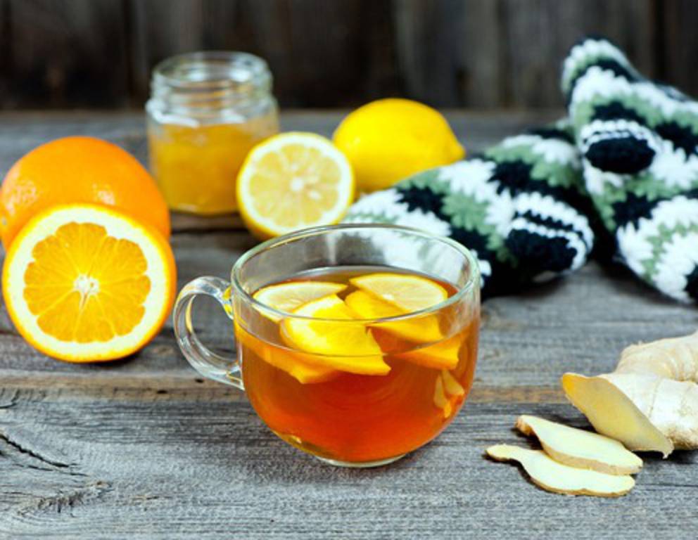 Ingwer-Zitronen-Punsch für Wintergriller Ingwer-Zitronen-Punsch für Wintergriller