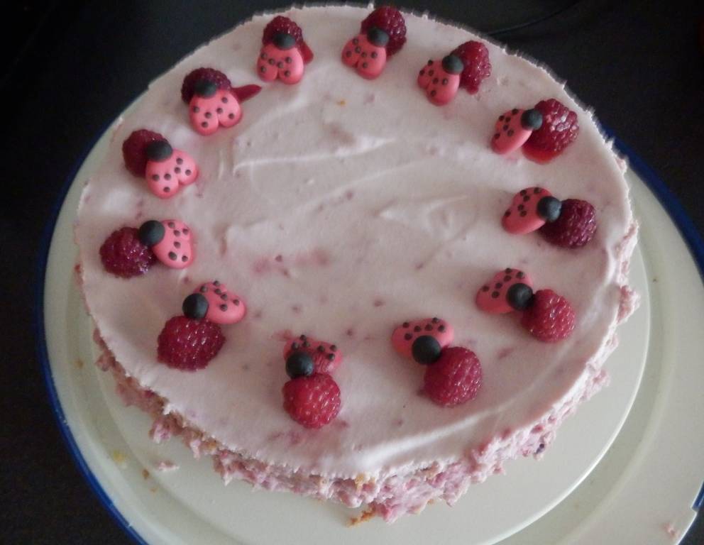 Schoko-Topfen-Himbeertorte Schoko-Topfen-Himbeertorte