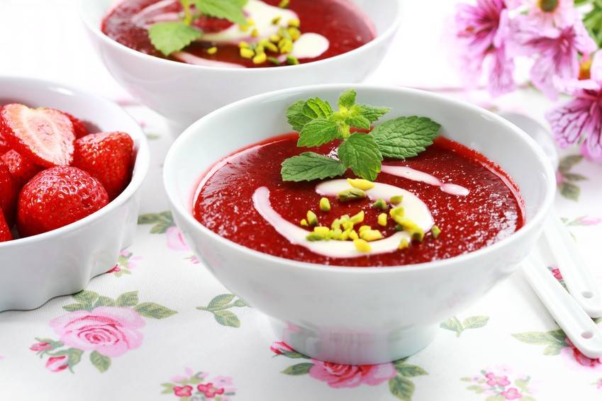 Kalte Erdbeersuppe Rezept