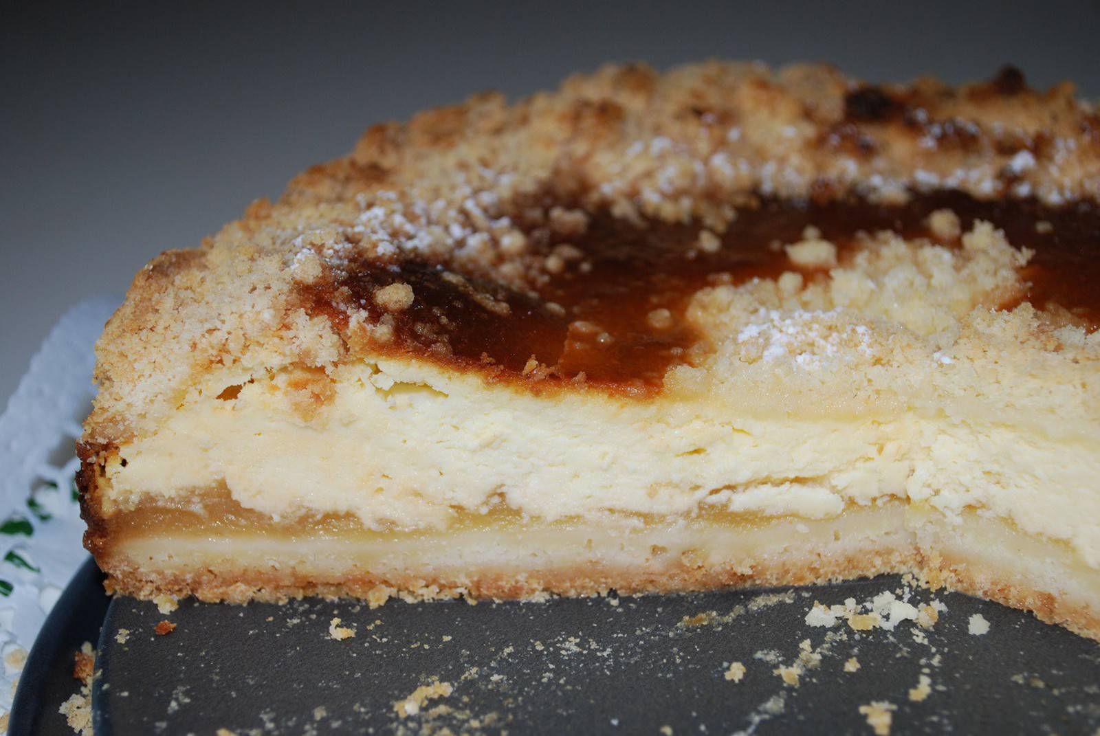 Apfel-Käse-Streusel-Kuchen Rezept - ichkoche.at Apfel-Käse-Streusel-Kuchen Rezept - ichkoche.at