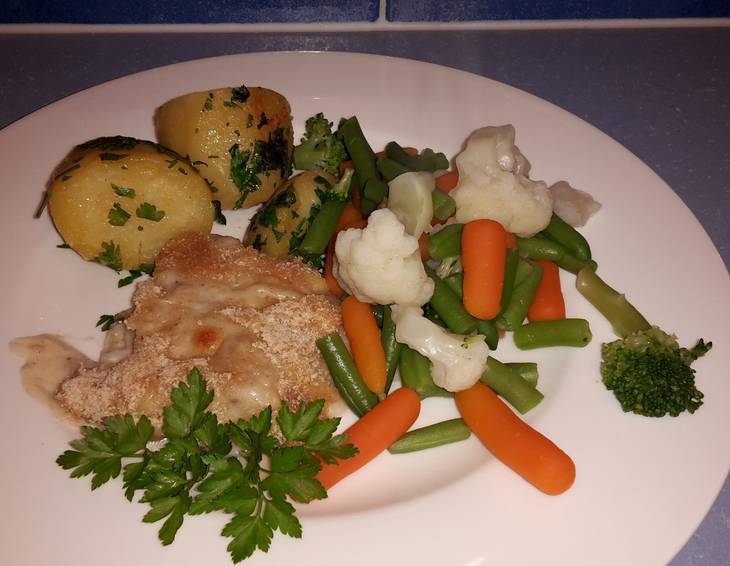 Gratiniertes Dorschfilet Gratiniertes Dorschfilet