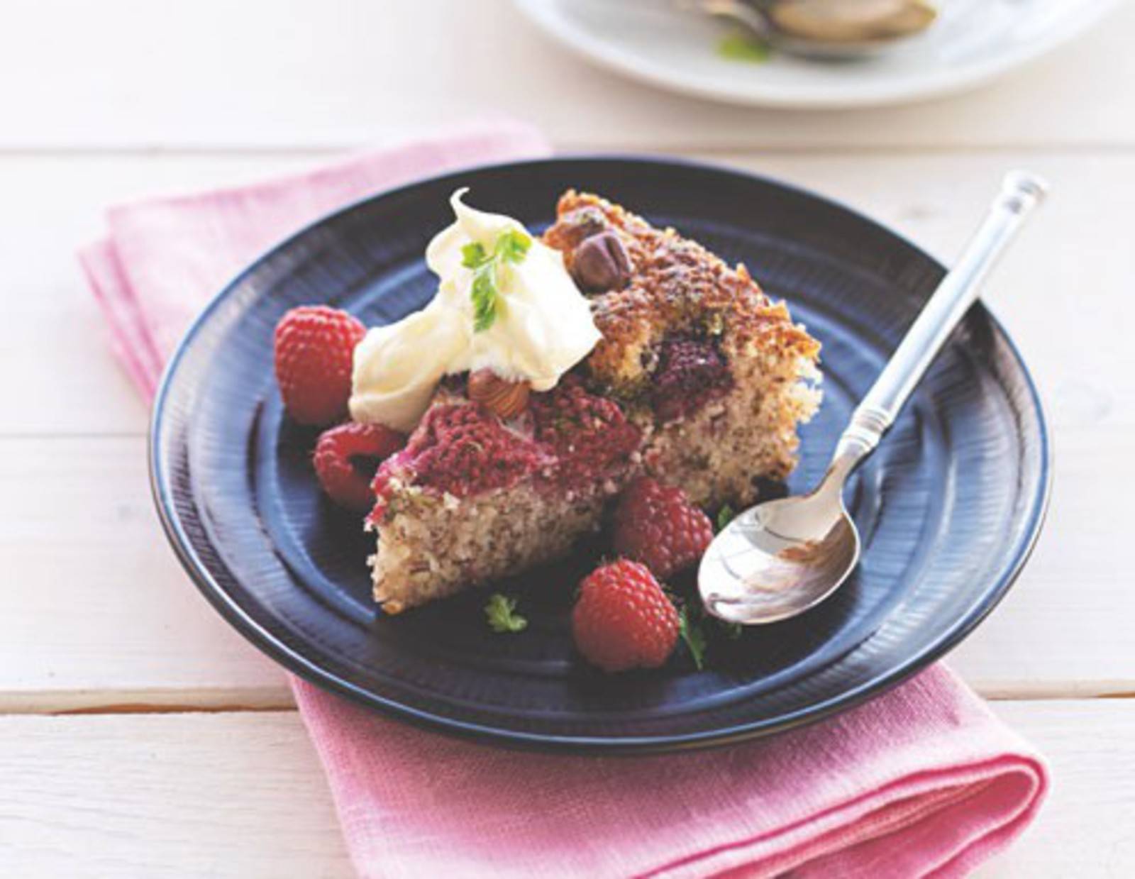 Süßdolden-Himbeerkuchen auf Kartoffelbasis Rezept
