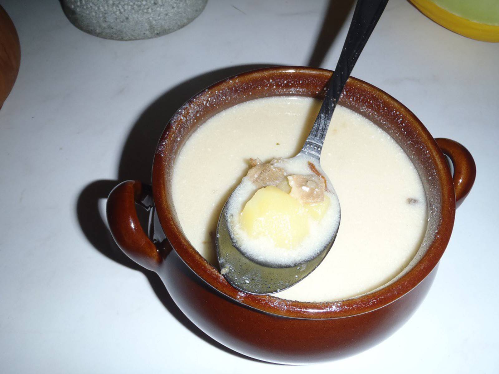 Erdäpfel-Schwammerl-Suppe