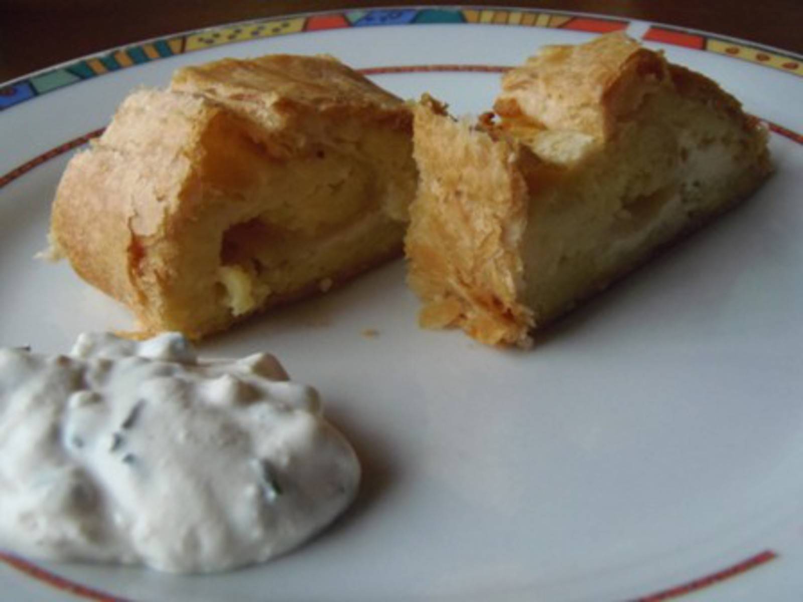 Erdäpfel-Frischkäsestrudel