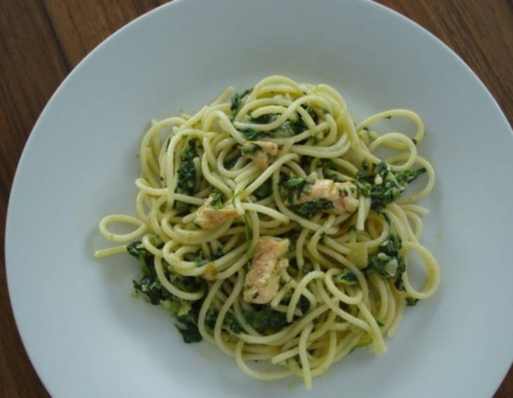 Lachsspaghetti Lachsspaghetti