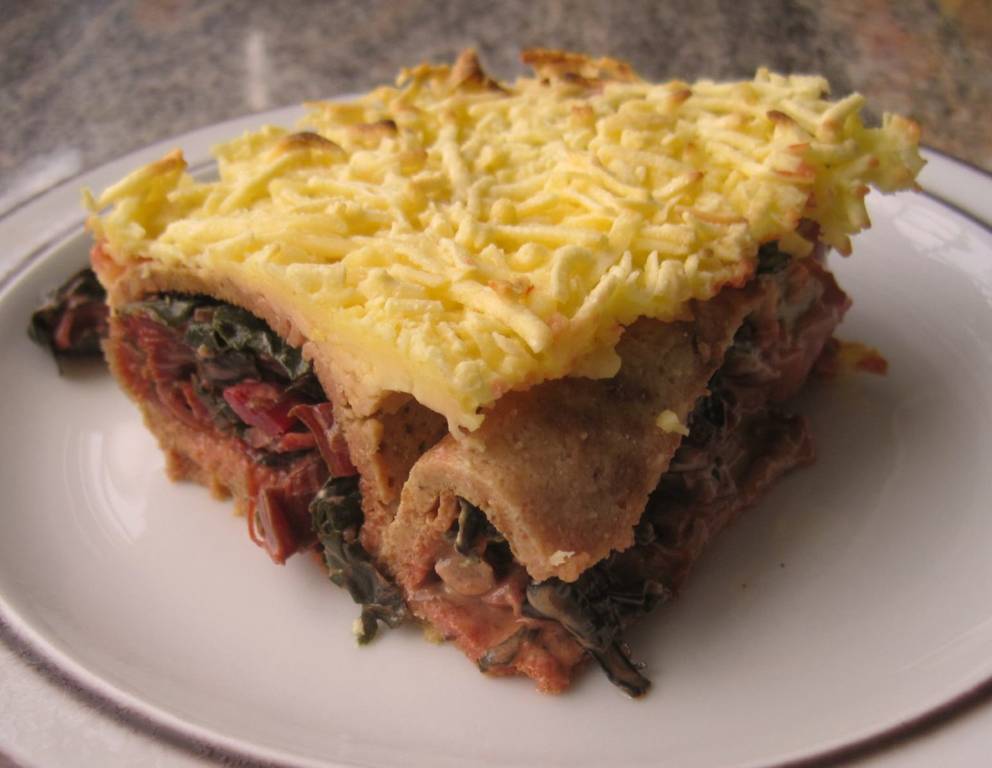 Überbackene Mangoldpalatschinken Überbackene Mangoldpalatschinken