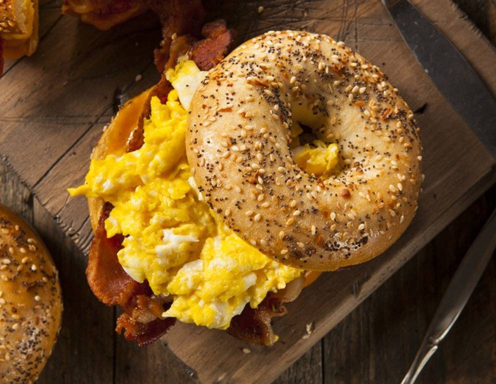 Frühstücksbagel Frühstücksbagel