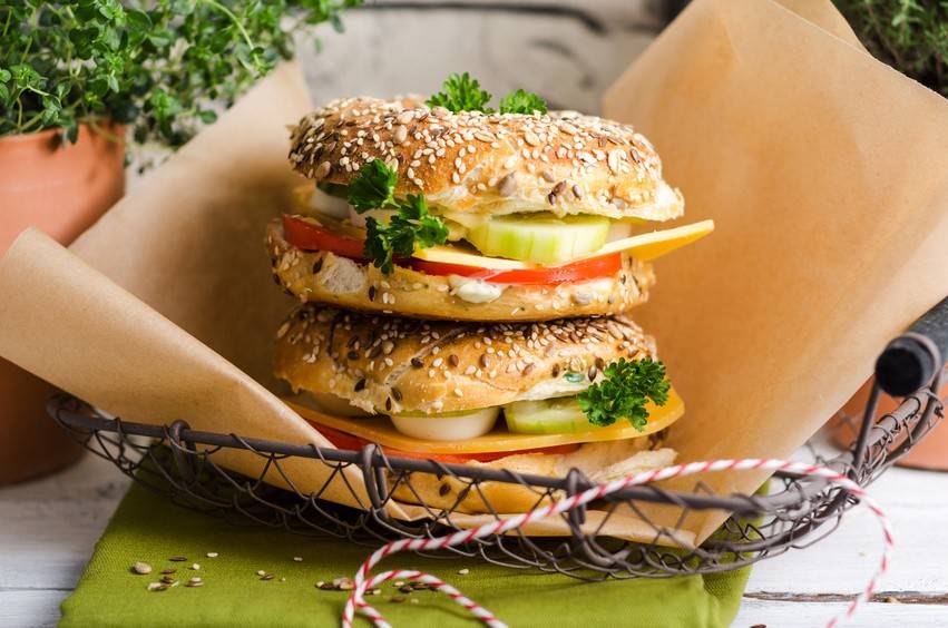 Gefüllter Bagel Rezept