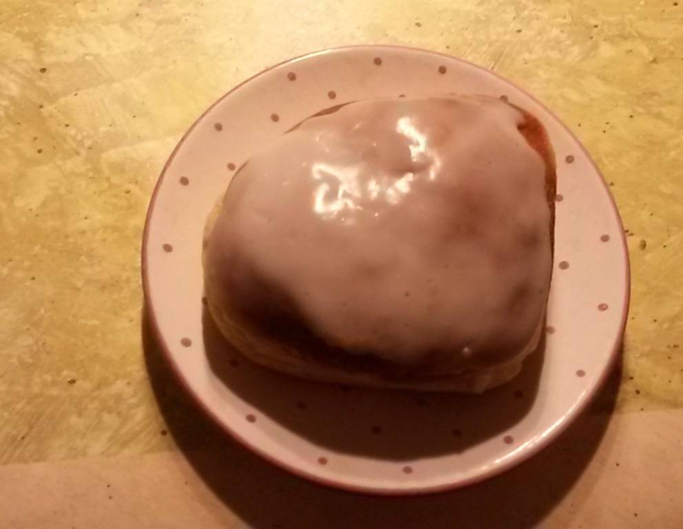 Krapfen mit Zuckerglasur Krapfen mit Zuckerglasur