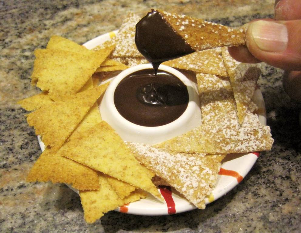 Süße Nachos mit Zimtzucker Süße Nachos mit Zimtzucker