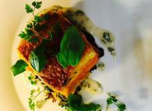 Winterlasagne mit Kürbis, Sellerie und Karotten Winterlasagne mit Kürbis, Sellerie und Karotten
