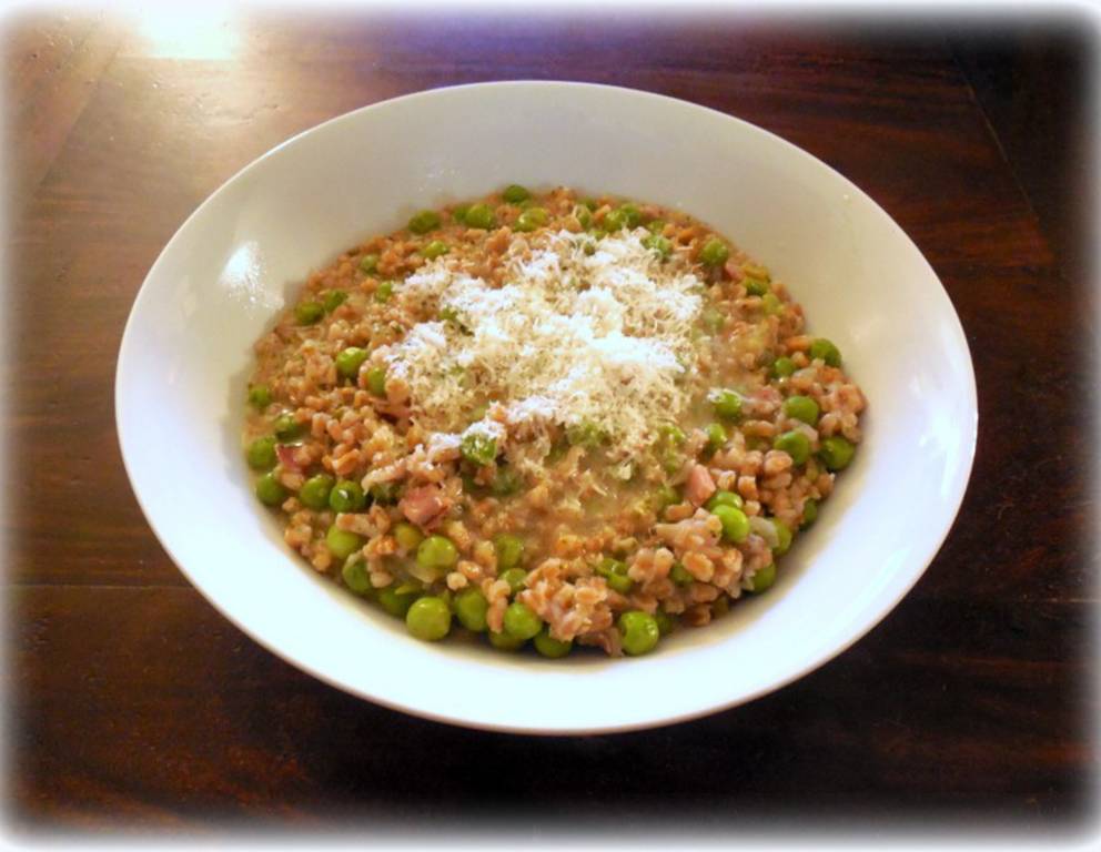 Dinkelreis-Erbsen-Risotto Dinkelreis-Erbsen-Risotto