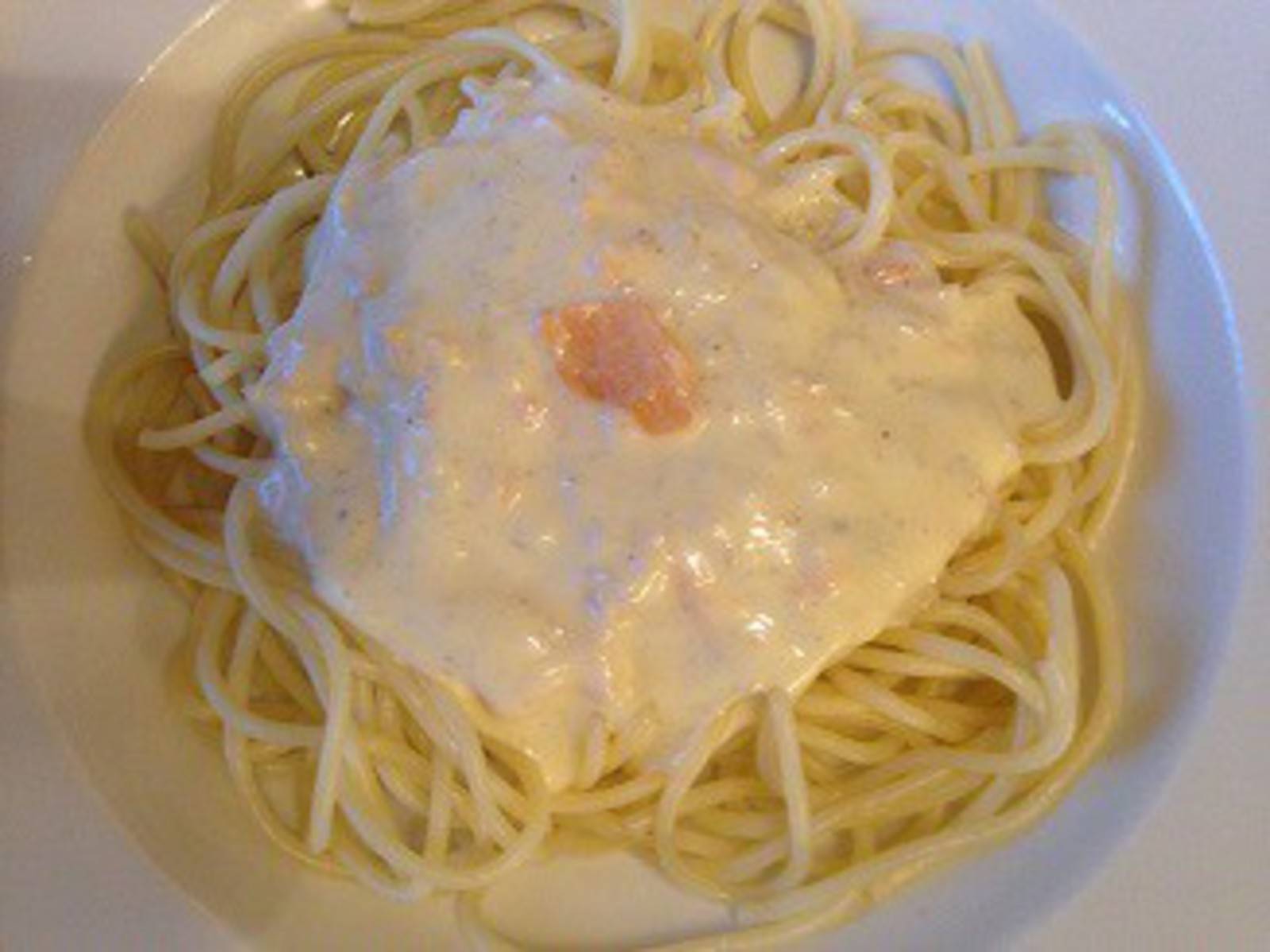 Lachsspaghetti