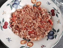 Bulgur-Quinoa mit Tomaten