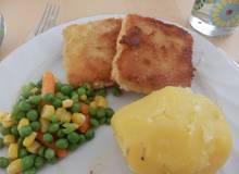 Panierter Dorsch Panierter Dorsch
