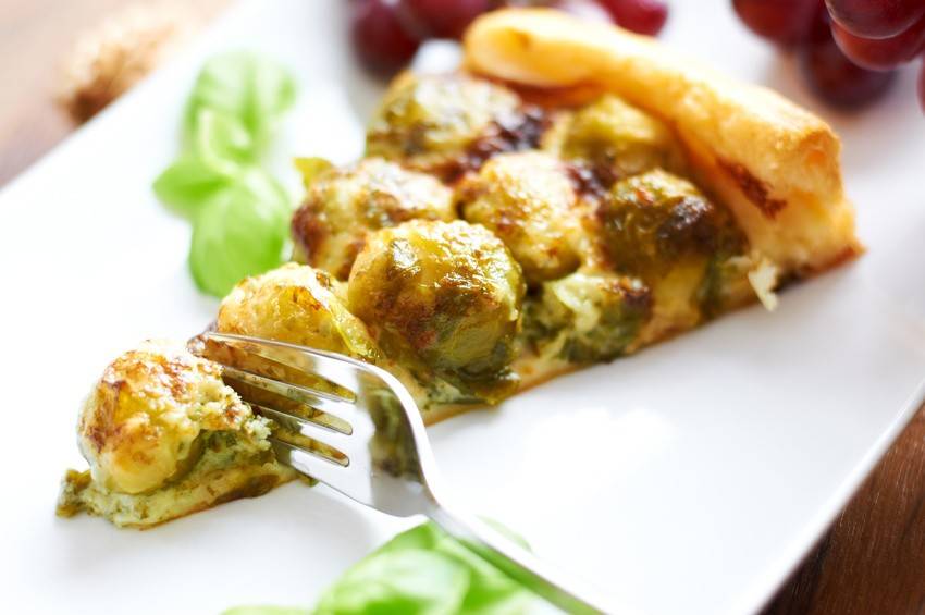 Kohlsprossen-Tarte Rezept