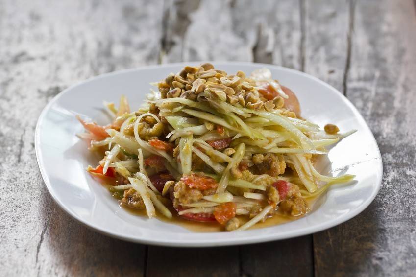Papayasalat Som Tam Thai Rezept