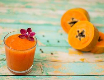 Papaya-Smoothie Papaya-Smoothie