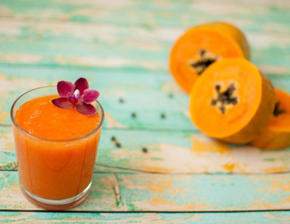 Papaya-Smoothie Papaya-Smoothie
